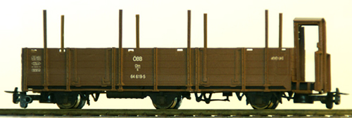 Ferro Train 806-519 - Austrian ÖBB Olm/s 64615-5 steel stanchion w. , MzB, 
